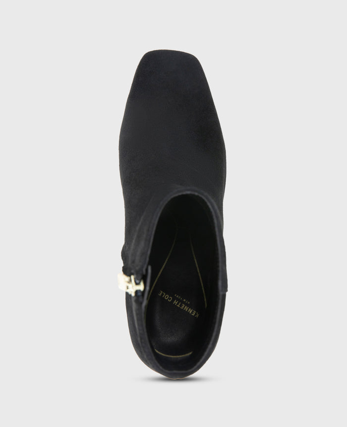Grizelda Suede Heel Boot