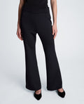 High Rise Pull On Flare Zip Back Pant