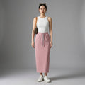 Jupe longue évasée taille haute femme - K-fashion élégante et confortable - Taille S
