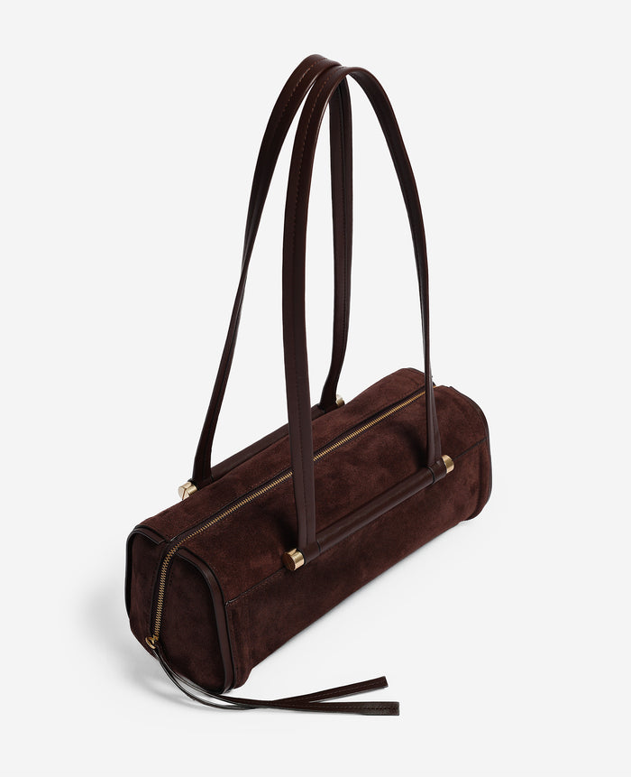 Highline East West Suede Shoulder Bag