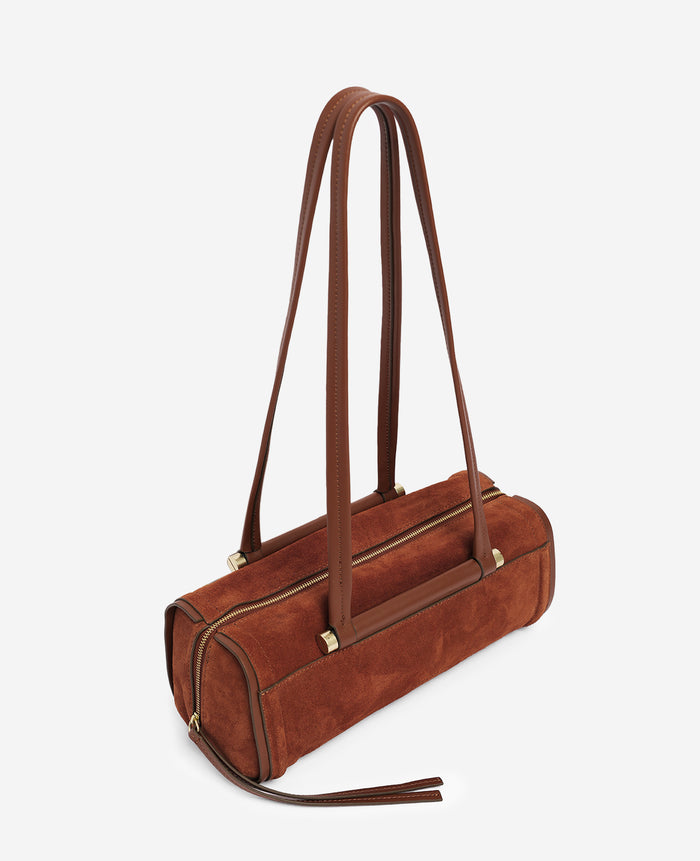 Highline East West Suede Shoulder Bag