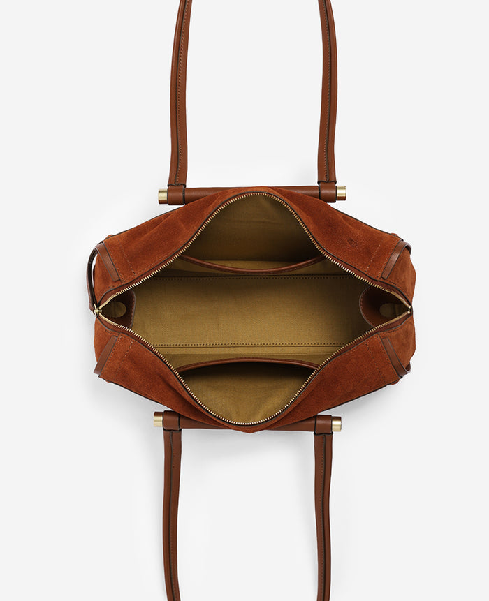Highline East West Suede Shoulder Bag
