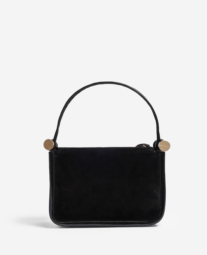 Highline Small Suede Top Handle Bag