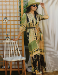 Hyde Park Green Long Layered Dress