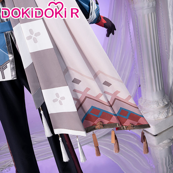 【In Stock】【Size S-2XL】DokiDoki-R Game Genshin Impact Cosplay Alyosha Costume Male Snezhnaya Sudden Snow