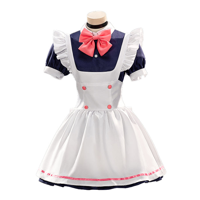 【In Stock】【Size XS-3XL】Dokidoki-N Anime DDD Cosplay Costume Maid Cute