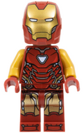 Iron Man - Mark 85 Armor, Large Helmet Visor, Thin Red Markings on Torso