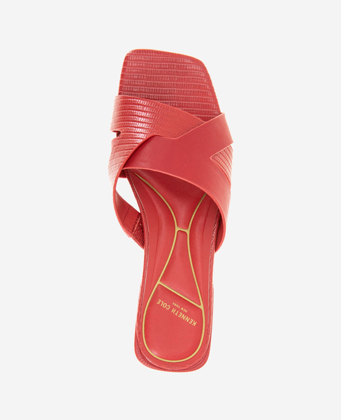 Issa Embossed Lizard Sandal