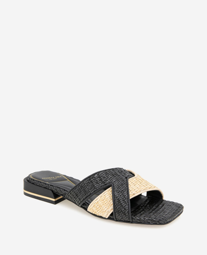 Issa Raffia Two Tone Sandal