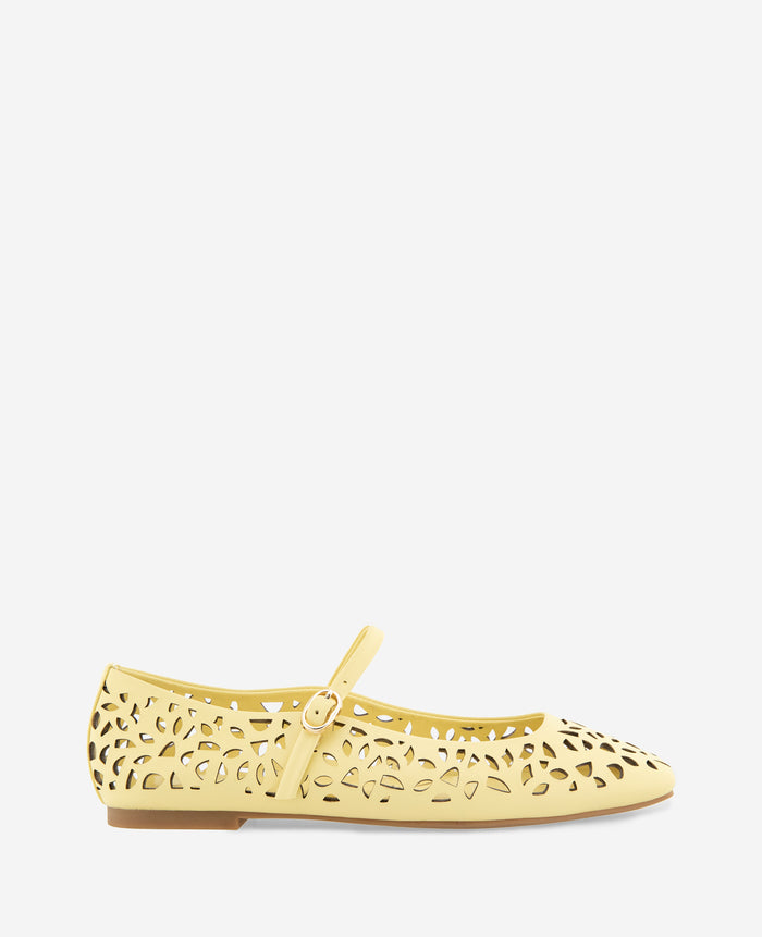 Jasper Perforated Leather Ballet Flat