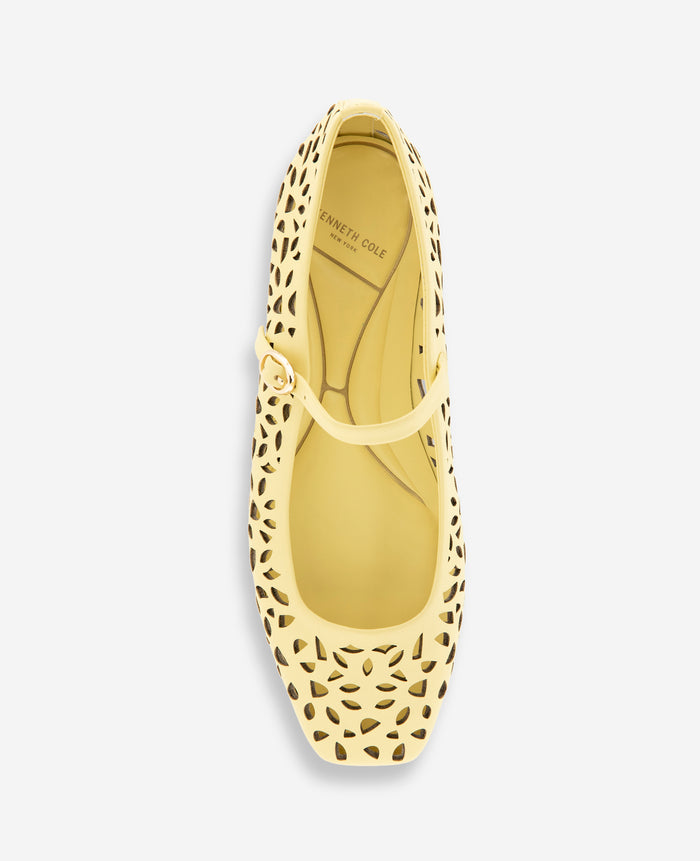 Jasper Perforated Leather Ballet Flat
