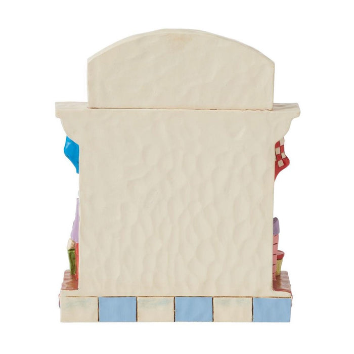 Jim Shore Grinch Peeking Out of Fireplace Figurine