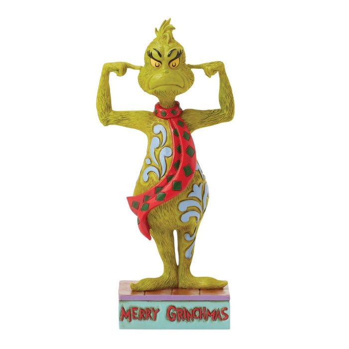 Jim Shore Grinch Plugging His Ears Figurine
