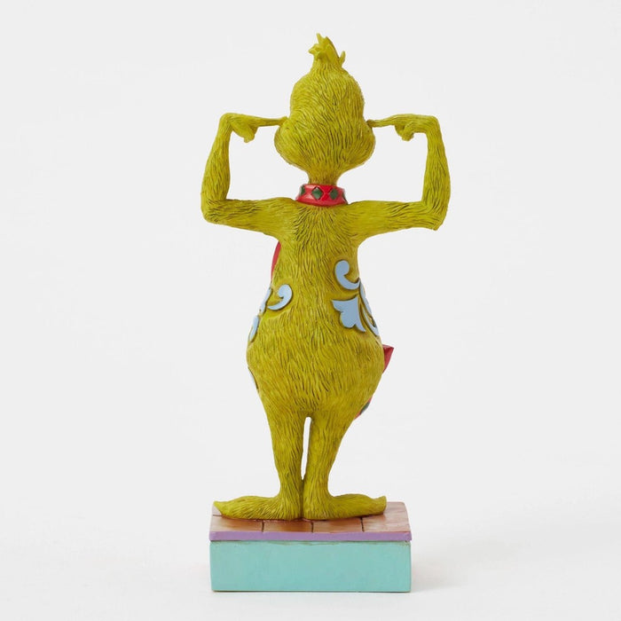 Jim Shore Grinch Plugging His Ears Figurine