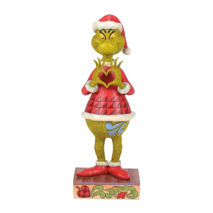 Jim Shore Grinch With Heart Hands Figurine