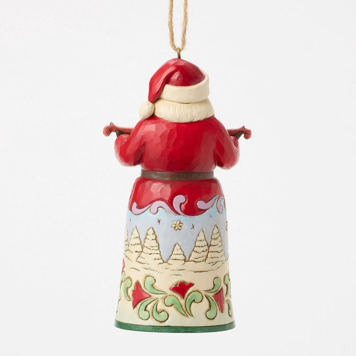 Jim Shore Santa I Heard The Bells Ornament