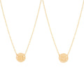 sister necklace gold set big sis lil sis