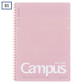 Kokuyo Campus Soft Ring Notebook | B5 - 40 Sheets - 6mm Dotted Line | Pink