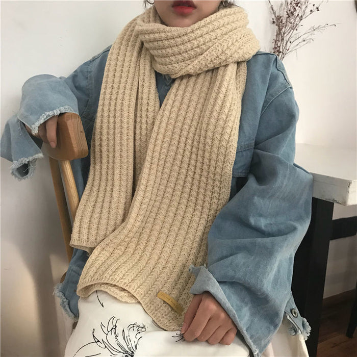 Echarpe tricotée coréenne - KoreanxWear