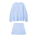 Korean Knitted Mini Skirt and Jacket