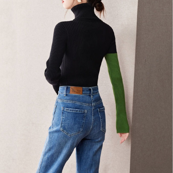 Korean Lace Knitted Sweater