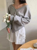 Korean Off-Shoulder Hoodie
