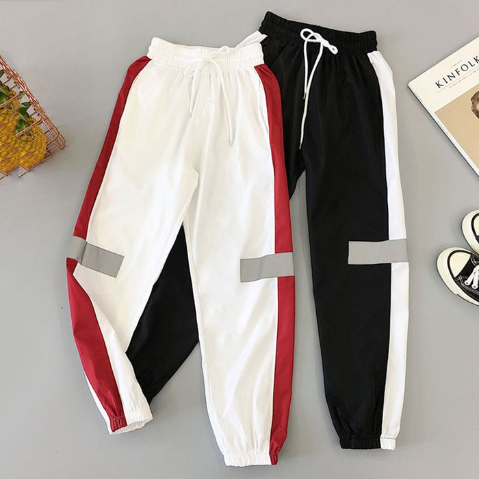 Pantalon Coréen Bandes Réfléchissantes