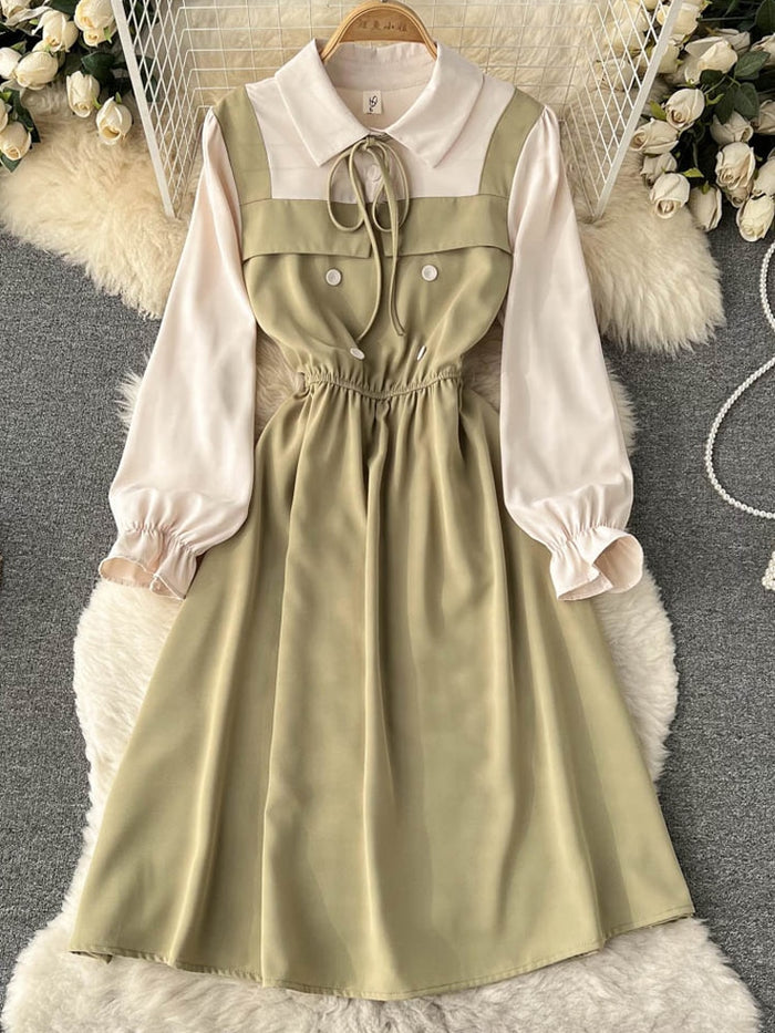 Korean Student Short Dress