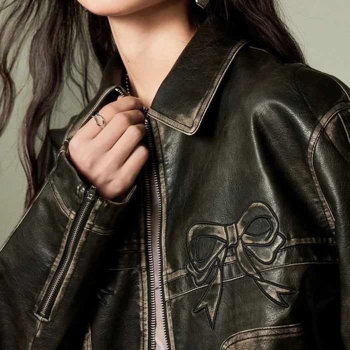 Korean Women's Biker Jacket