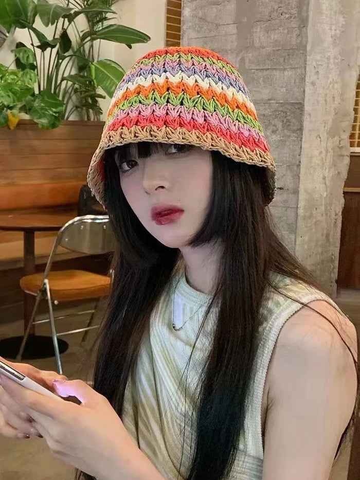 Korean Women's Straw Hat