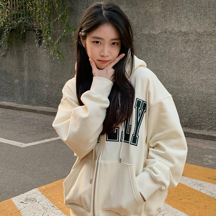 Korean Zip-up Hoodie