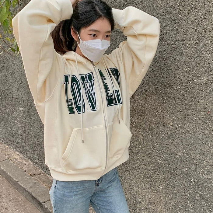 Korean Zip-up Hoodie