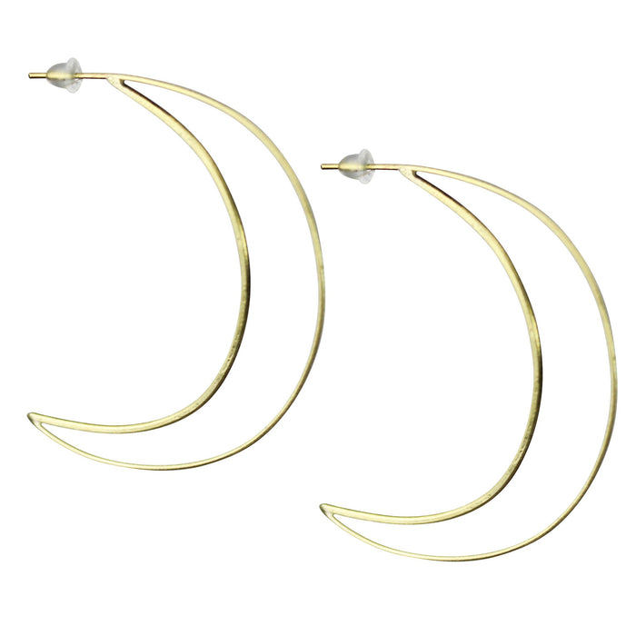 Leah Crescent Wire Earring
