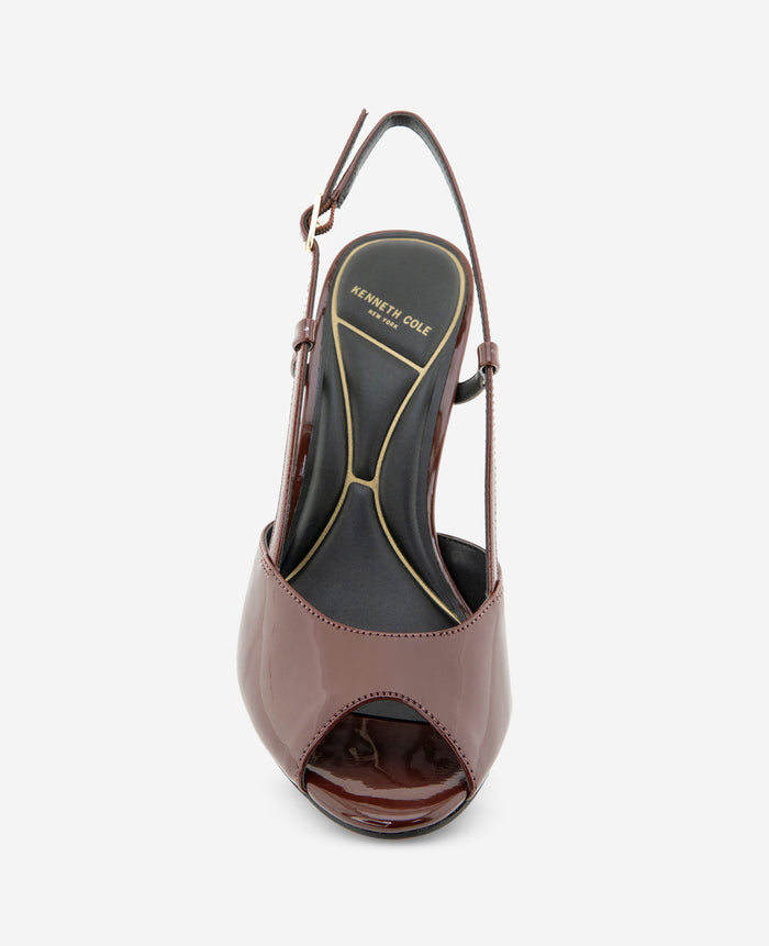 Londyn Patent Peep Toe Heel