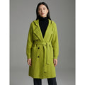Cardigan long tricoté vert avec ceinture - Koreanxwear - Taille One Size