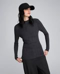 Long Sleeve Ribbed Mock Neck Sweater