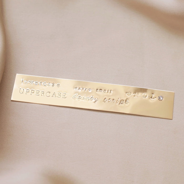 Make It Personal Plate Necklace