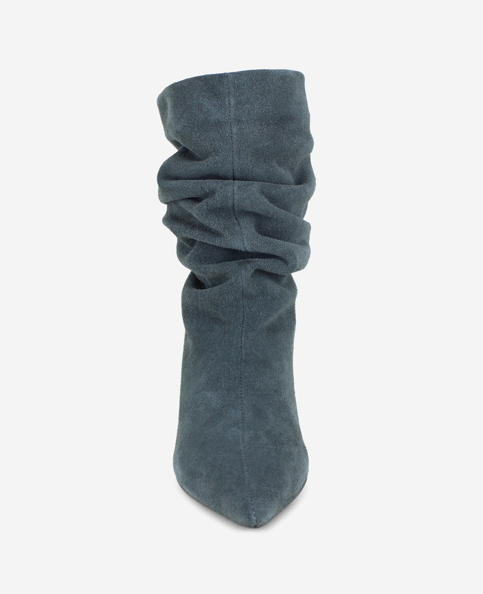 Marsha Suede Kitten Heel Bootie
