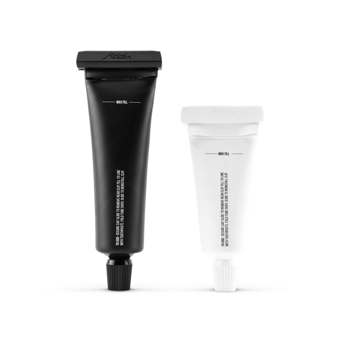 Matador Refillable Toothpaste Tubes 2-Pack