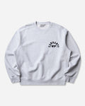 Carhartt WIP Arch Script Sweat Ash Heather/Dark Navy Sweatshirts Crewneck I037266 11T06