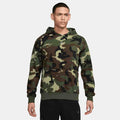 Front view of the Jordan Men's Camo Pullover Hoodie.