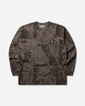 Carhartt WIP L/S Feather Tree T-Shirt Camo Feather Tree/Khaki T-Shirts Longsleeve I037173 3ZQGD