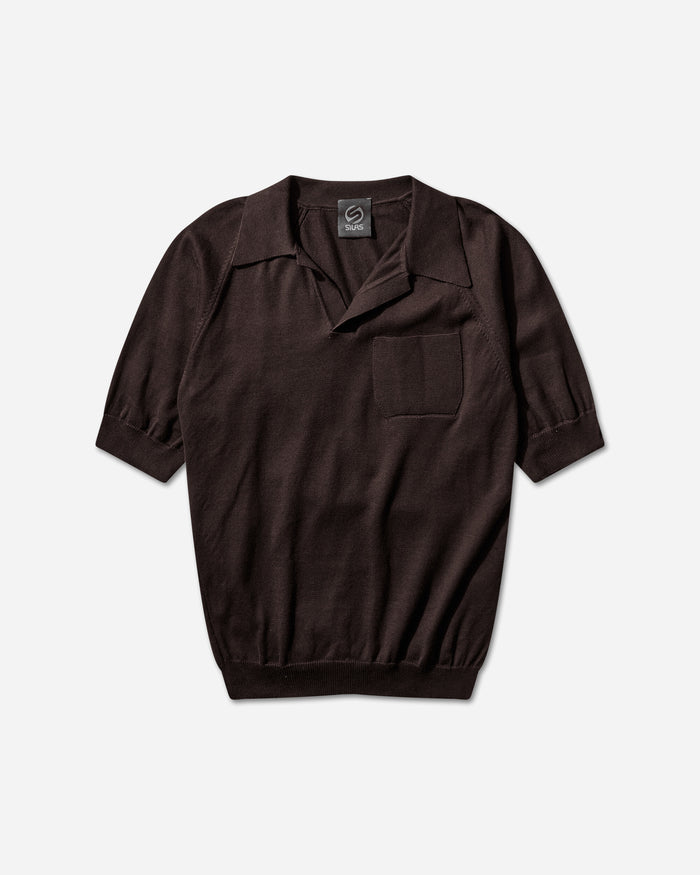 Silas Polo Shirt Brown T-Shirts Polo LN-KN003A01 BROWN