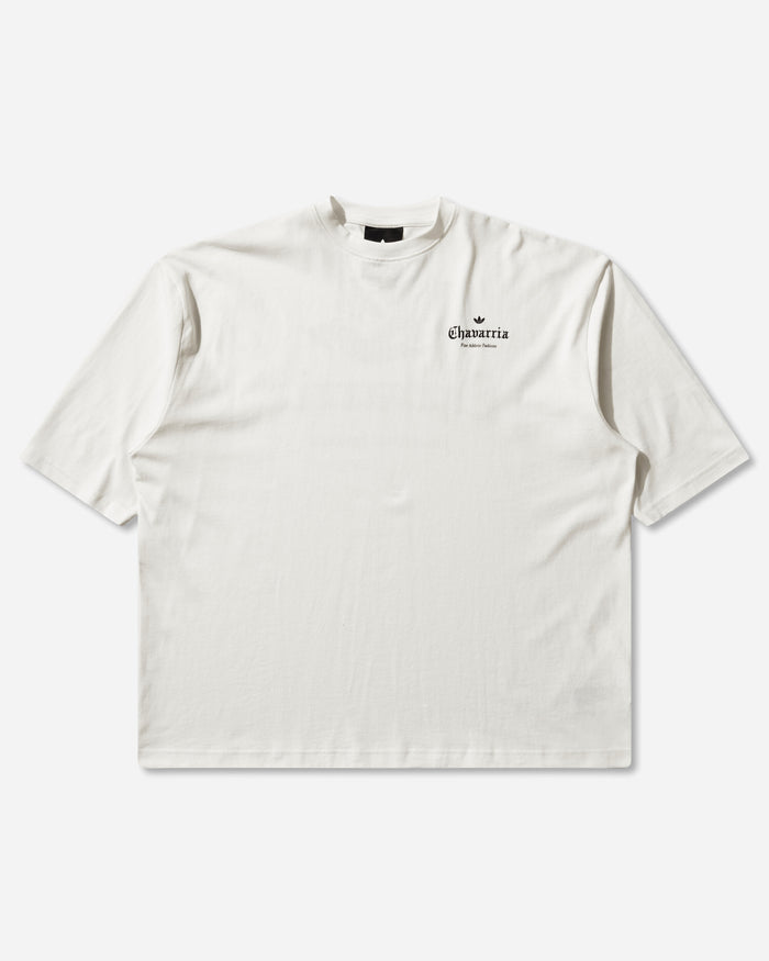 adidas Willy Chavarria Logo Ss Tee Off White T-Shirts Shortsleeve KR8687