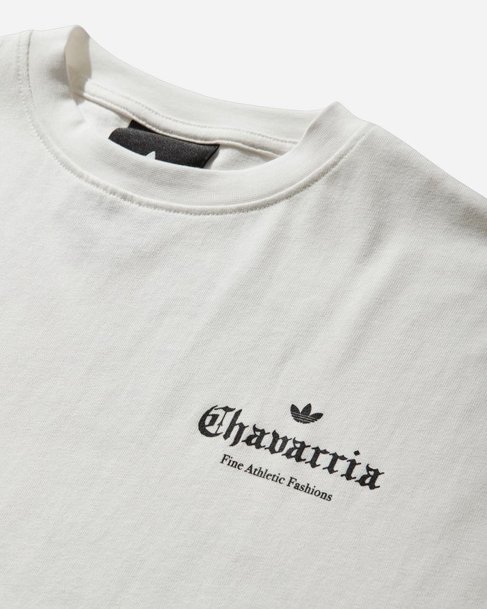adidas Willy Chavarria Logo Ss Tee Off White T-Shirts Shortsleeve KR8687