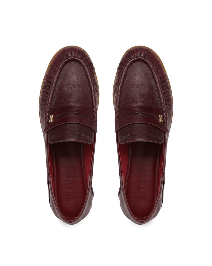 Mica Burgundy Eel