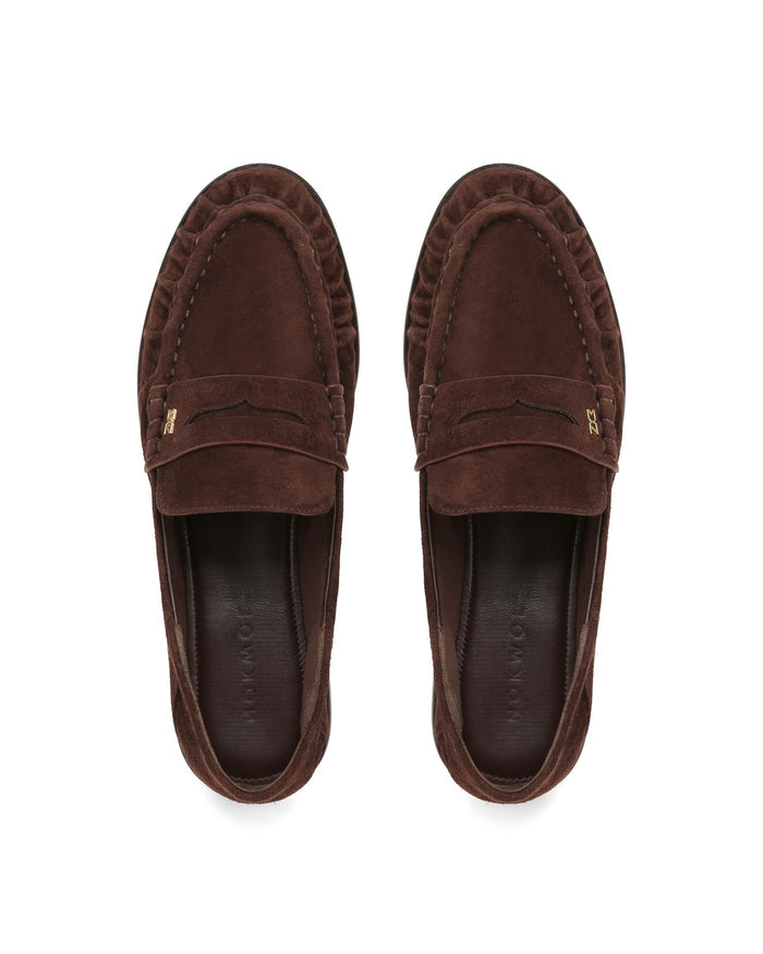 Mica Chocolate Suede
