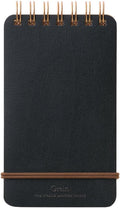 Midori Grain Ring Memo Pad - Black