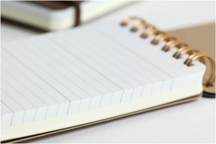 Midori Grain Ring Memo Pad - Black