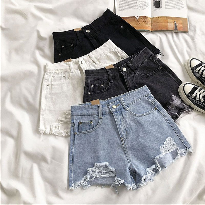 Mini short en jean - KoreanxWear